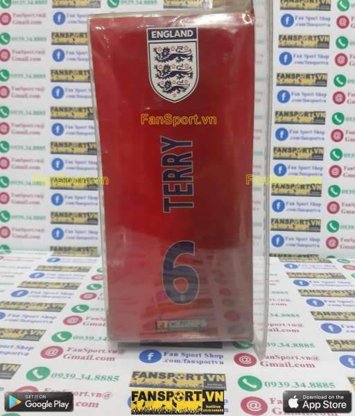 Tượng Terry 6 England 2005 2006 2007 home white FT Champs series 4-4-2