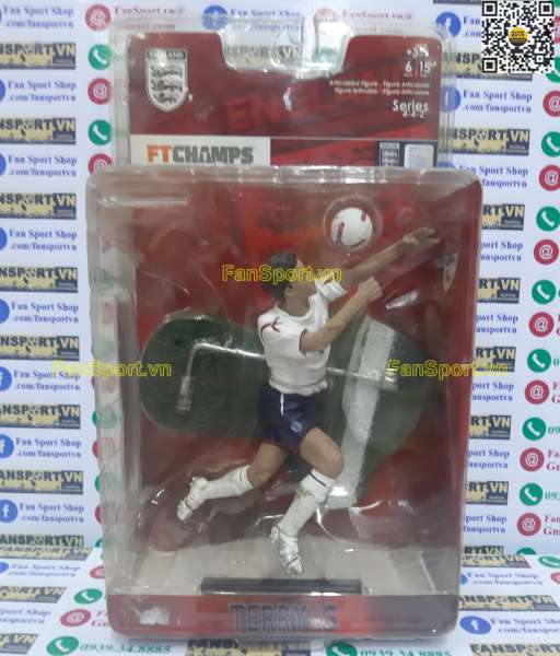 Tượng Terry 6 England 2005 2006 2007 home white FT Champs series 4-4-2