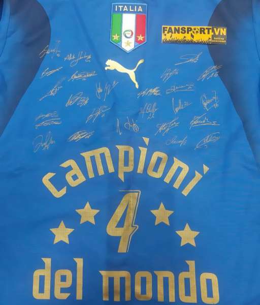 Áo Italy Campioni del mondo World Cup 2006 home shirt 2007 2008 jersey