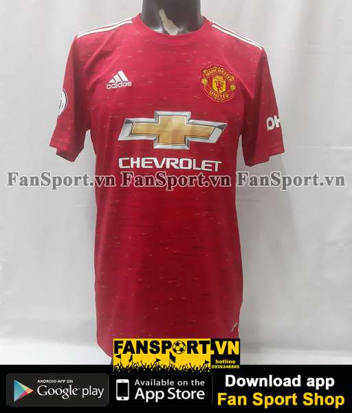 Áo Fernandes 18 Manchester United 2020 2021 home shirt jersey red