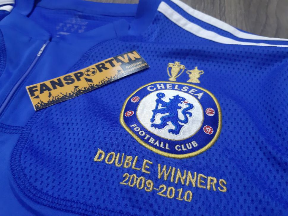 Áo Chelsea Double Winner 2009-2010 home shirt Premier League FA Cup