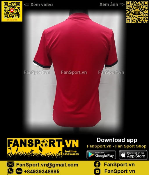 Áo đấu Manchester United 2017-2018 home shirt jersey Adidas BS1214