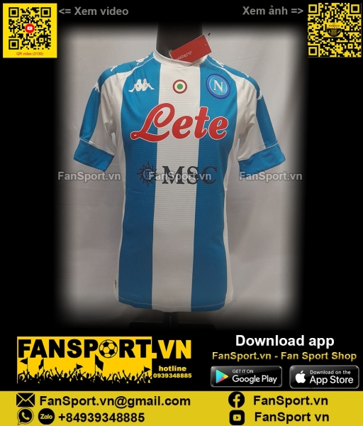Box Diego Maradona 10 Napoli 2020-2021 home shirt jersey Kappa 3119ZCW