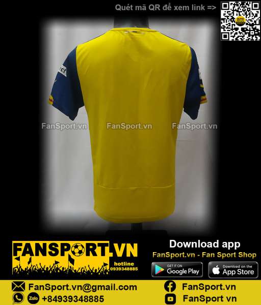 Áo đấu Arsenal FA Cup Final 2015 away shirt jersey yellow 2014 746449