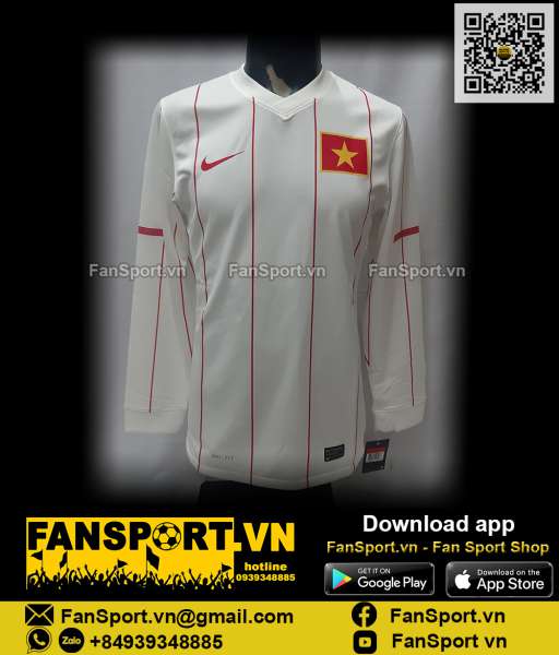 Áo Việt Nam 2010-2011 away shirt jersey Nike 379623 BNWT player