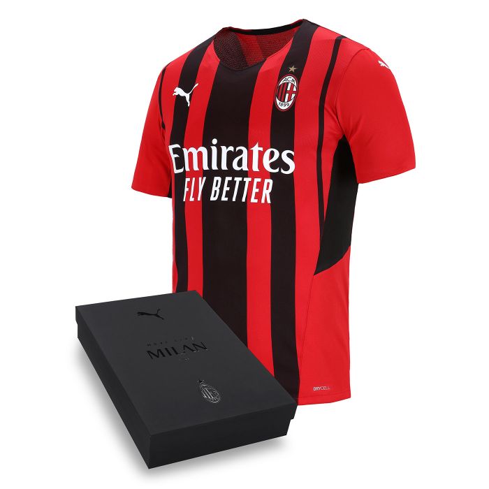Box Ibrahimovic 11 AC Milan 2021-2022 home shirt jersey authentic Puma