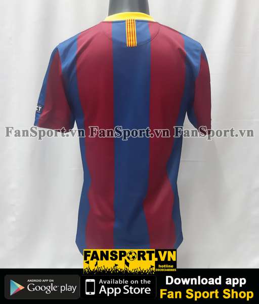 Áo đấu Barcelona Champion League Final 2011 home shirt jersey 2010
