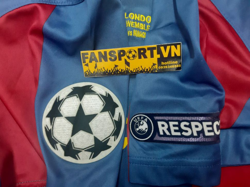 Áo đấu Barcelona Champion League Final 2011 home shirt jersey 2010