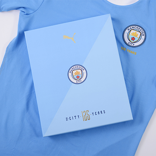 Box áo Manchester City 125 Year Anniversary Authentic Jersey 2019 2020