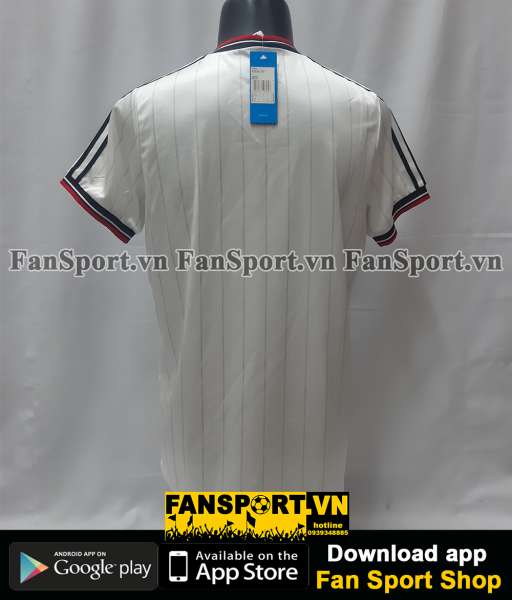Áo đấu Manchester United League Cup final 1983 away shirt jersey white