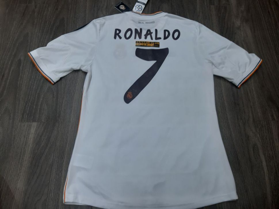 Áo Ronaldo 7 Real Madrid Champion League Final 2014 home shirt jersey