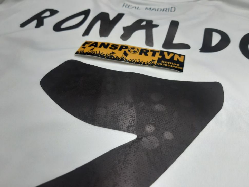 Áo Ronaldo 7 Real Madrid Champion League Final 2014 home shirt jersey