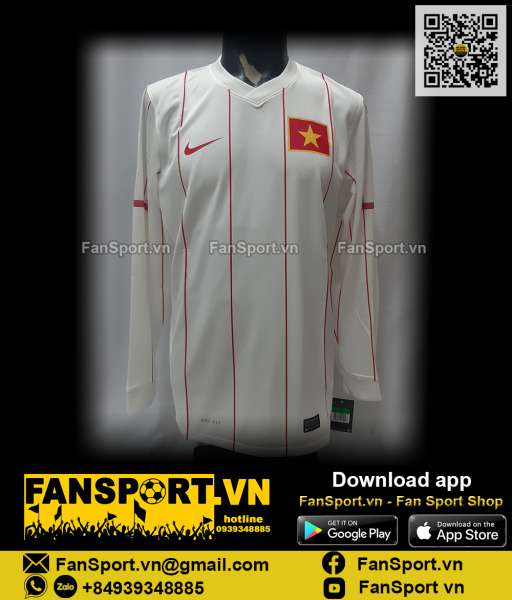 Áo Việt Nam 2010-2011 away shirt jersey Vietnam player BNWT 379623