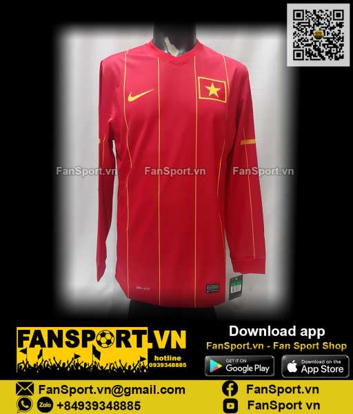 Áo Việt Nam 2010-2011 home đỏ shirt jersey Vietnam Nike player 379623