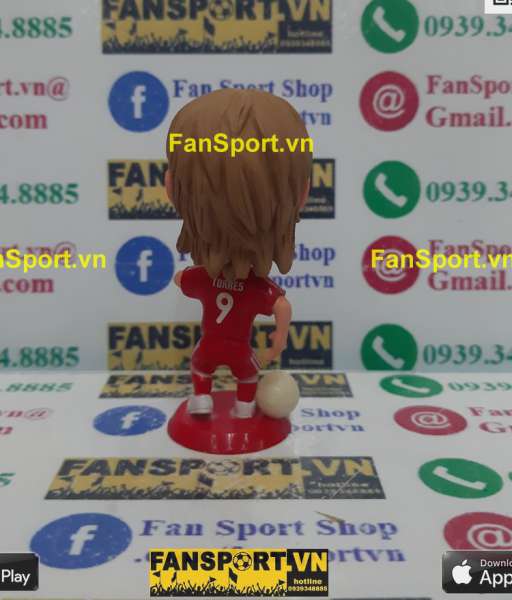 Tượng Fernando Torres 9 Liverpool 2010 2011 home red kodoto