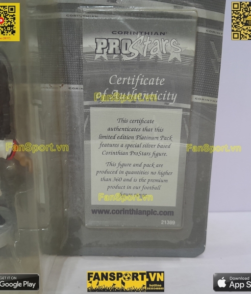 Tượng Ruud Gullit 10 AC Milan 1988 1990 home corinthian PP934 Platinum