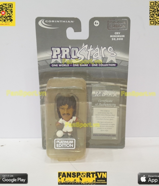 Tượng Ruud Gullit 10 AC Milan 1988 1990 home corinthian PP934 Platinum