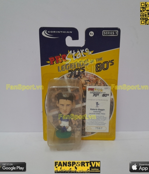 Tượng Baggio 10 Fiorentina 1989 1990 home corinthian PRO848 Series 1