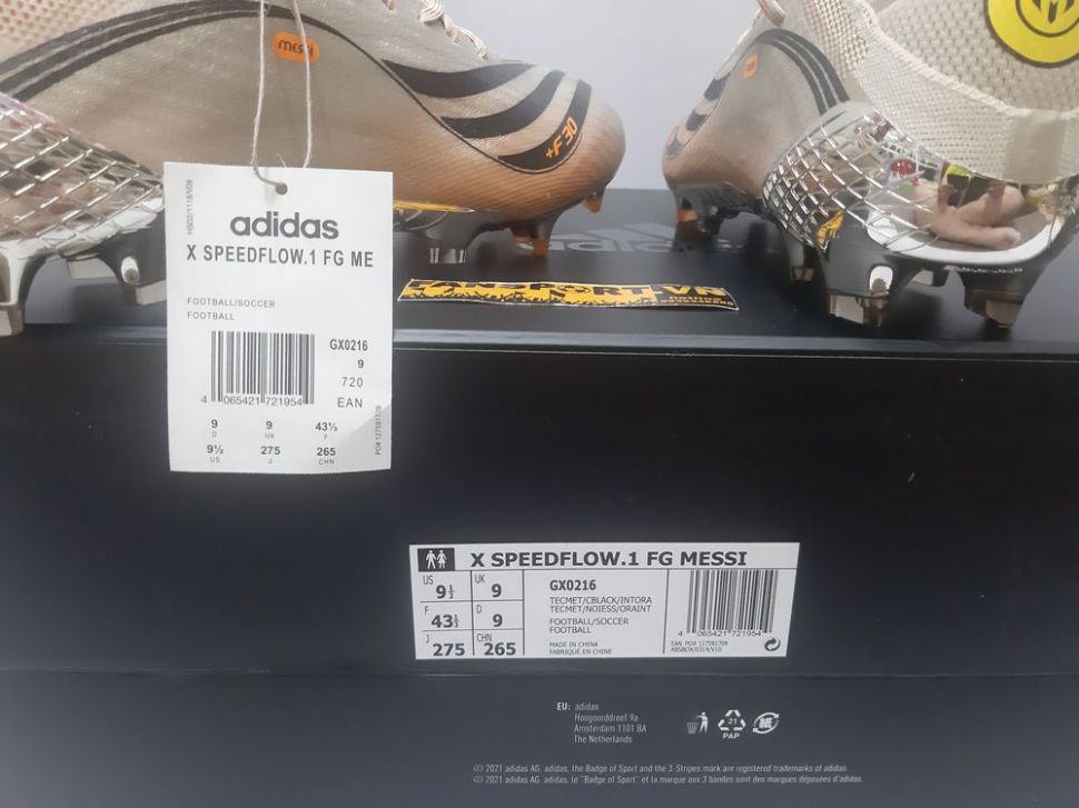Box giày X Speedflow Messi.1 FG 'El Retorno' Adidas GX0216 shoes 2021