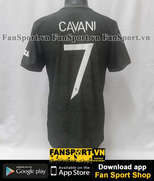 Áo đấu Cavani 7 Manchester United 2020 2021 away shirt jersey BNWT