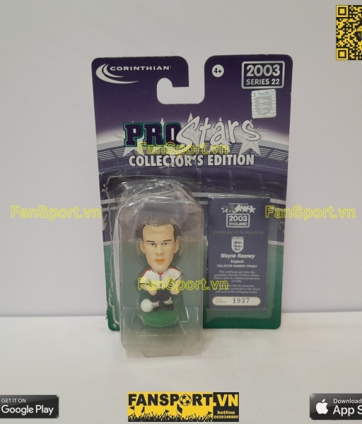 Tượng Rooney 9 England 2003 2004 2005 home corinthian PRO881 1624