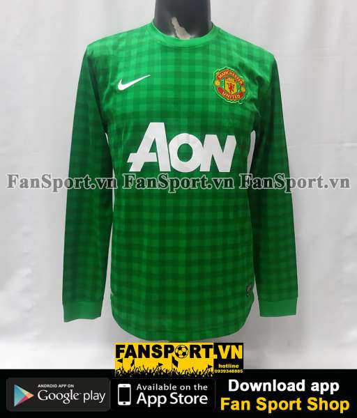 Áo thủ môn Manchester United 2012-2013 home goalkeeper shirt jersey M