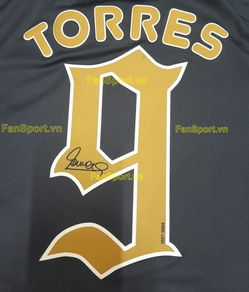 Box chữ ký Torres Liverpool 2009-2010 jersey shirt sign E85670 Adidas