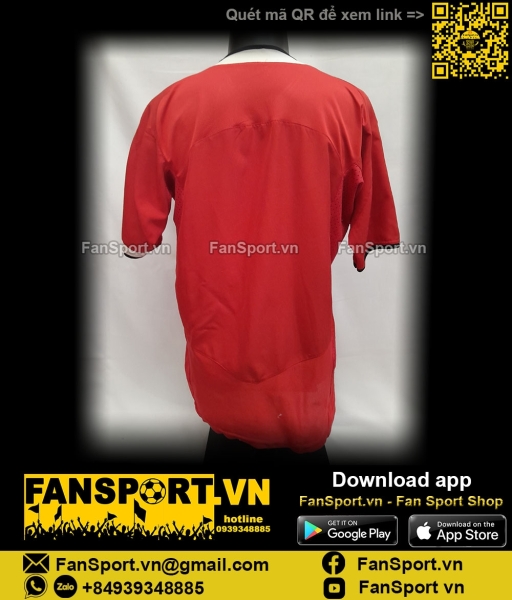 Áo Manchester United Community Shield 2004 home shirt jersey 2005 2006