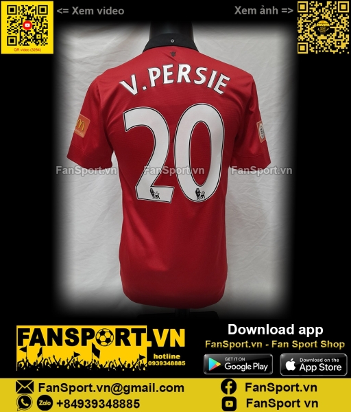 Áo Persie 20 Manchester United Community Shield 2013 home shirt 532837
