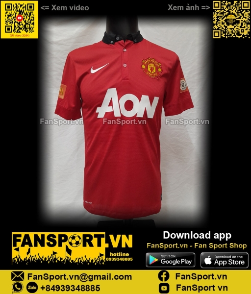 Áo Persie 20 Manchester United Community Shield 2013 home shirt 532837