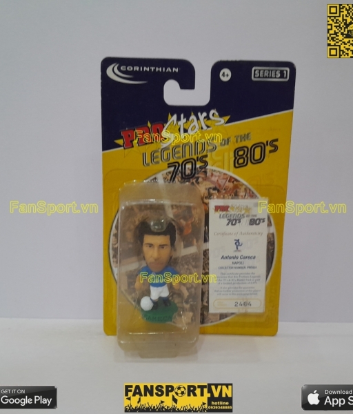 Tượng Antonio Careca 9 Napoli 1988 1990 home corinthian PRO851 blister
