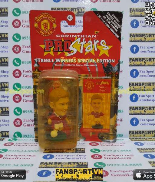 Tượng Butt 8 Manchester United 1999 Treble Winners corinthian PRO082