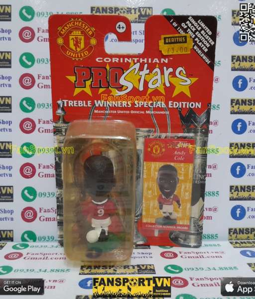 Tượng Cole 9 Manchester United 1999 Treble Winners corinthian PRO080