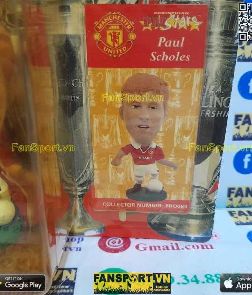 Tượng Scholes Manchester United 1999 Treble Winners corinthian PRO084