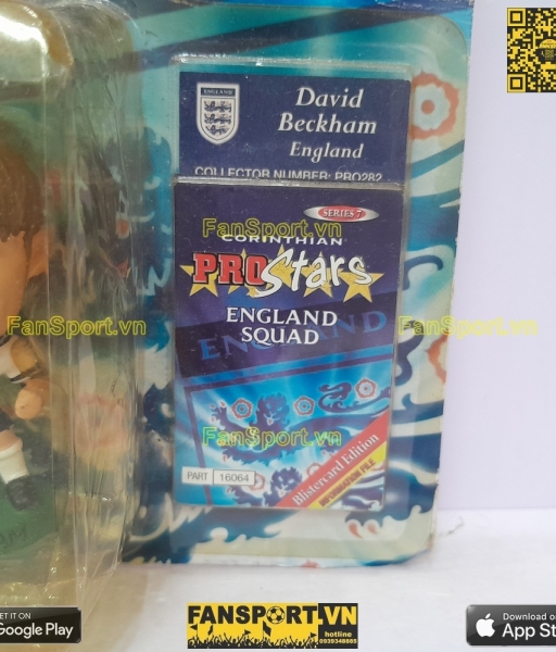 Tượng Beckham 7 England 1999 2000 2001 home corinthian PRO282 blister
