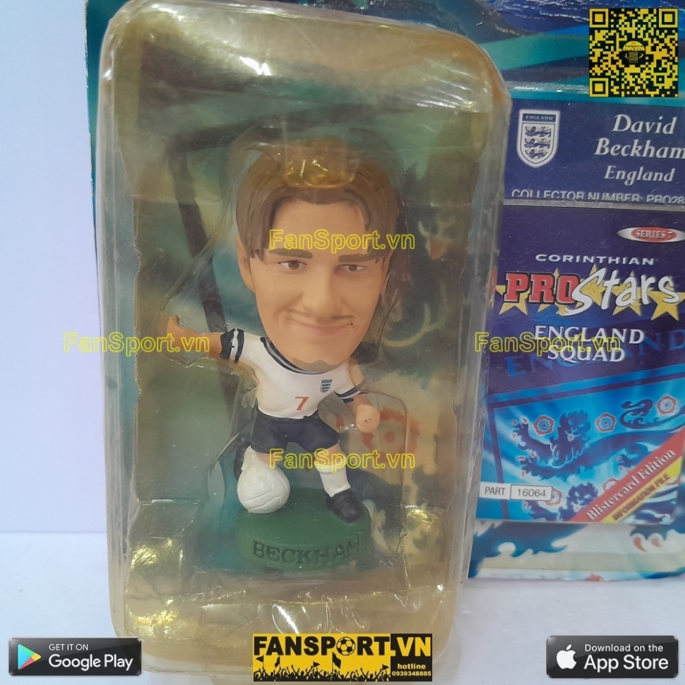 Tượng Beckham 7 England 1999 2000 2001 home corinthian PRO282 blister