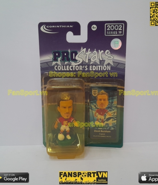 Tượng Beckham 7 England 2002 2003 2004 away corinthian PRO753 blister