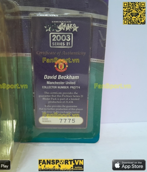 Tượng Beckham 7 Manchester United 2002-2003 home corinthian PRO774
