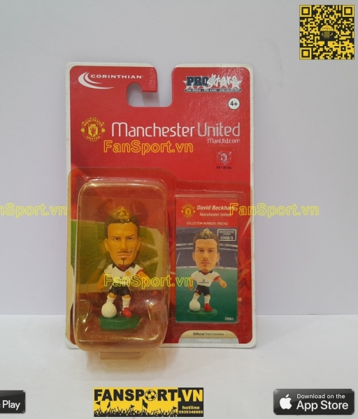 Tượng Beckham 7 Manchester United 2002 2003 away corinthian PRO762