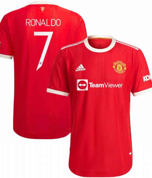 Áo Ronaldo 7 Manchester United 2021 2022 home shirt authentic H31090