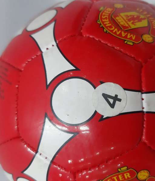 Ball mini logo Manchester United red size 4
