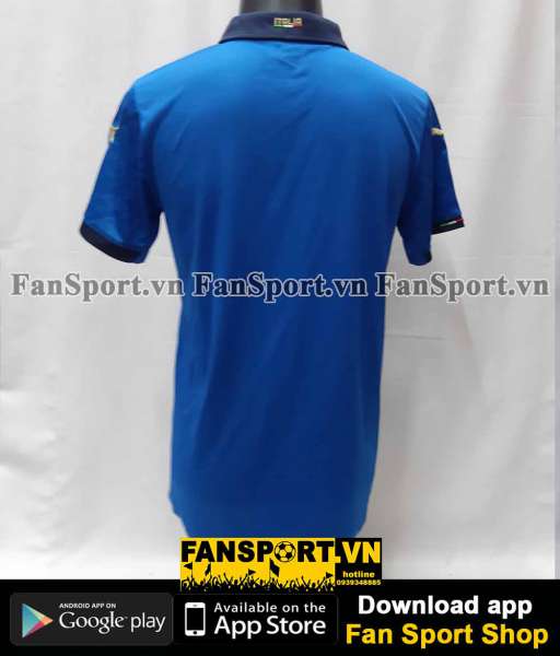 Áo đấu Italy 2020-2021 Euro home shirt jersey blue M BNWT 756468