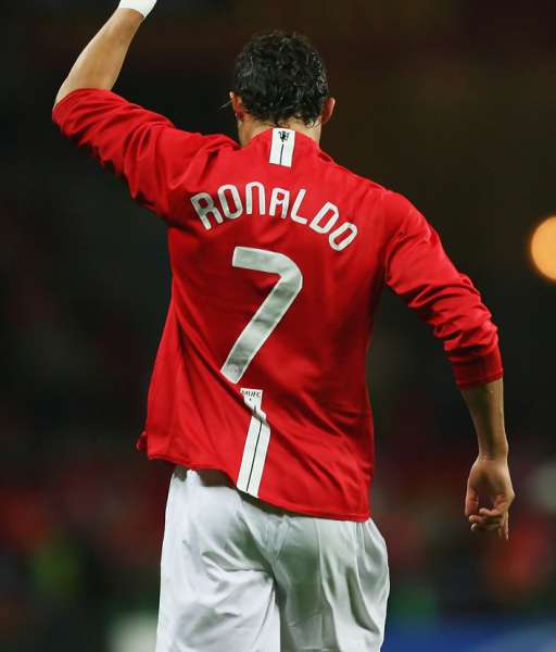 Nameset Ronaldo 7 Manchester United 2007 2008 Champion League