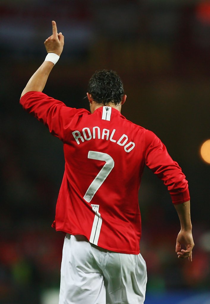 Nameset Ronaldo 7 Manchester United 2007 2008 Champion League