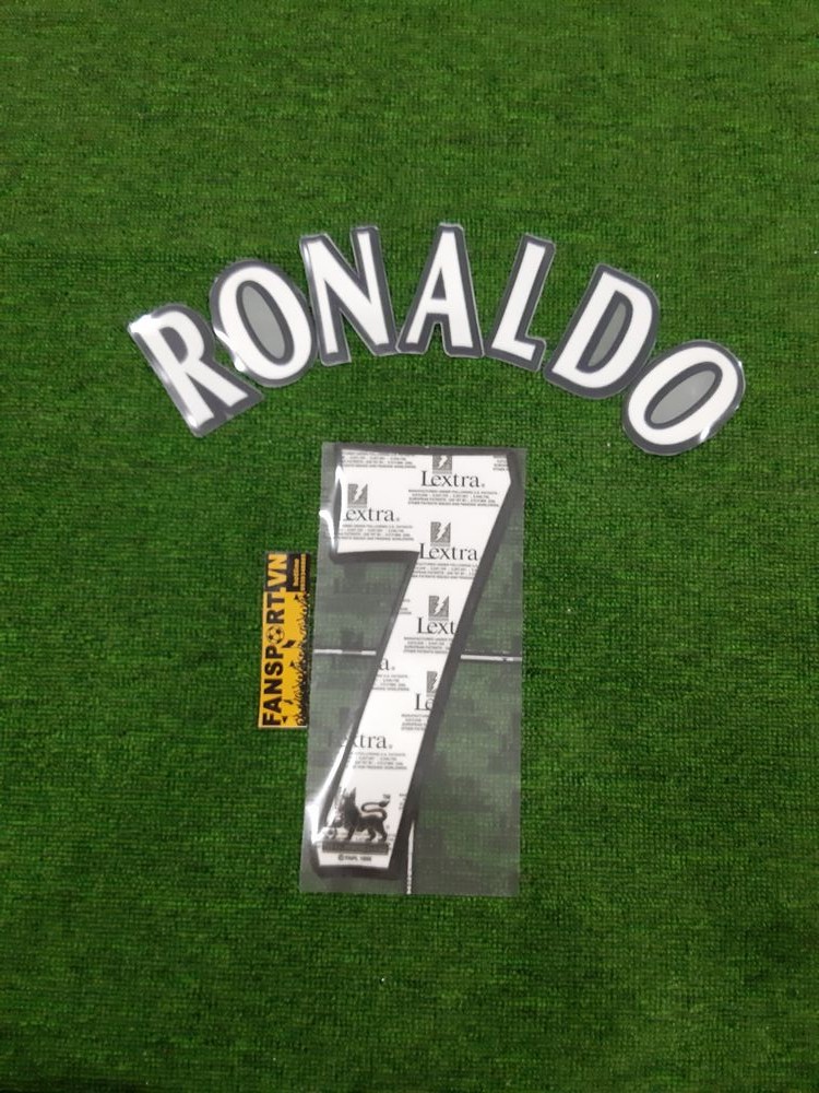 Nameset OFFICIAL Ronaldo 7 Manchester United Premier League 2003 2007