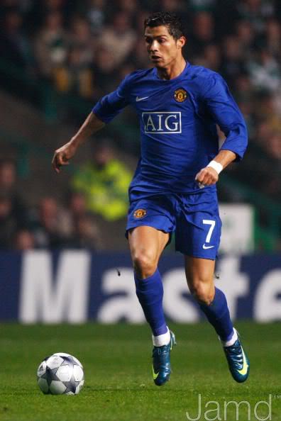 Nameset Ronaldo 7 Manchester United Premier League 2007 2008 white