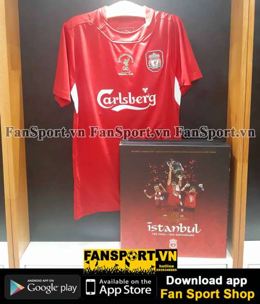 Box áo Liverpool Istanbul 2005 home10 year retro official shirt jersey