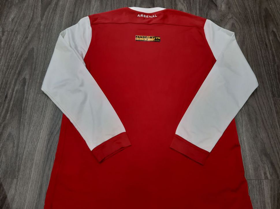 Áo đấu Arsenal 2010-2011 home shirt jersey red long sleeves