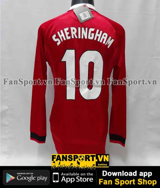 Áo Manchester United Champion League Final 1999 home jersey 1997-1998