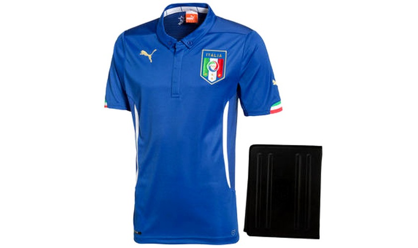 Box áo Italy 2014 2015 2016 home authentic shirt jersey Puma blue pack